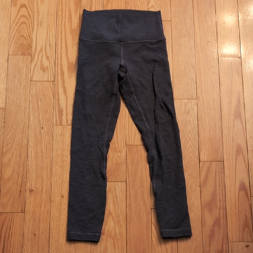 High-Waisted Lululemon Gray Leggings